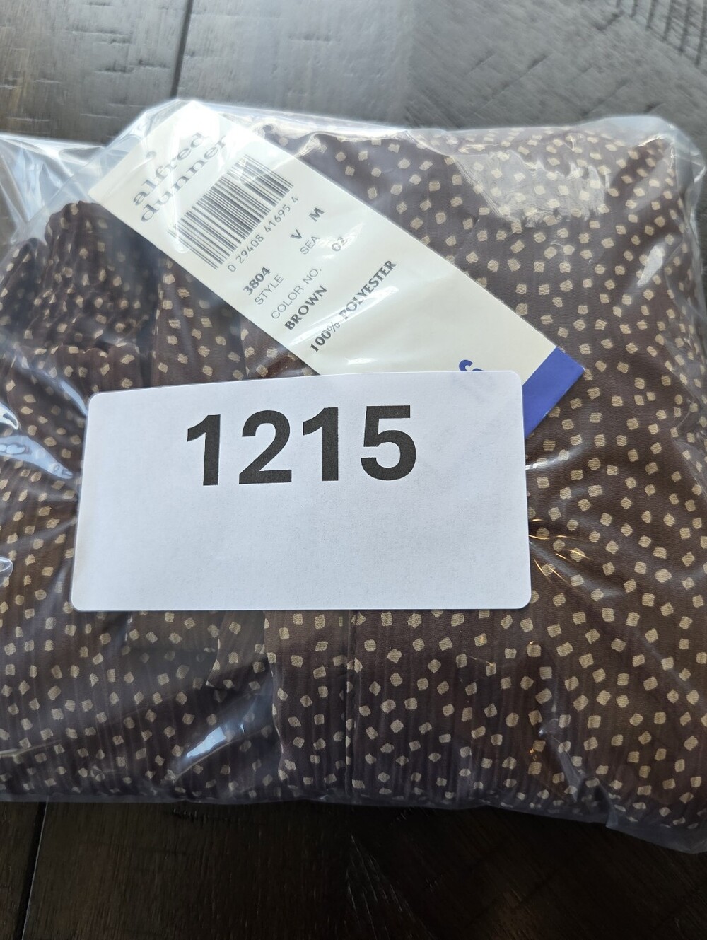 NWT Alfred Dunner Brown Polka Dot Crinkle Pants Size 16 Elastic Waist Vintage - Picture 13 of 13